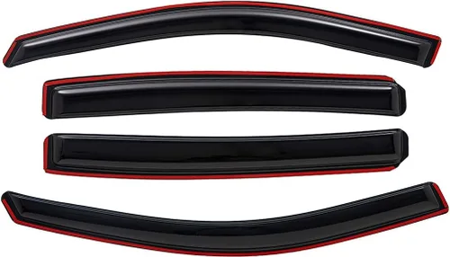 Vista 7 de Lightronic Visera de ventana de ventilación automática con clip extra duradero, compatible con GMC Terrain 2010-2017, protección UV, deflector