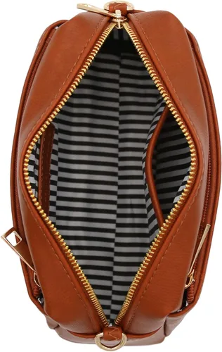 Vista 5 de FashionPuzzle Triple Zip Small Crossbody Bag