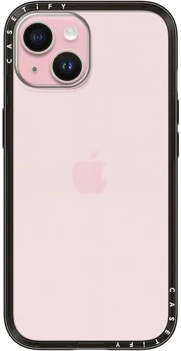 Vista 25 de CASETiFY Funda compacta para iPhone 15 [delgada y elegante/compatible con Magsafe / 4 pies 2X protección contra caídas de grado militar] - Negro