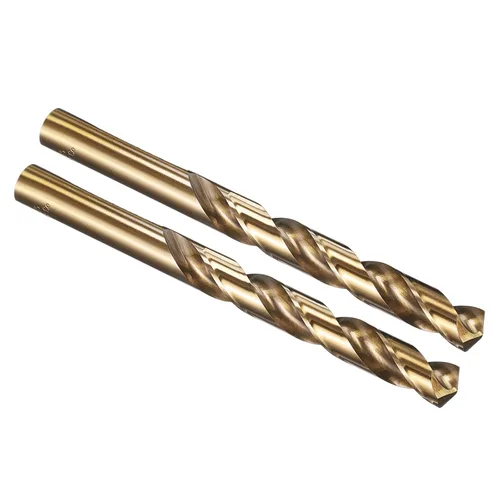 Vista 172 de PATIKIL Broca Jobber de 0.039 in, vástago recto M35 cobalto 5% acero de alta velocidad 135° acabado dorado para metal duro de acero inoxidable - 2