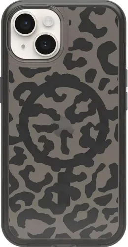 Vista 2 de OtterBox Symmetry - Funda con MagSafe para iPhone 14 Plus (SOLAMENTE), embalaje no minorista - Rosa translúcido transparente (Polvo de Hada)