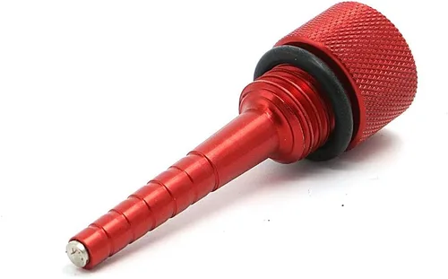 Vista 5 de Motoparty para generador inversor Predator 3500, varilla magnética de aceite color rojo