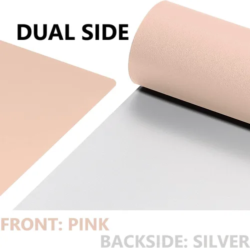 Vista 5 de Alfombrilla de maquillaje para protector superior de tocador, cubierta de mesa de trabajo, impermeable, a prueba de aceite, a prueba de polvo, suave