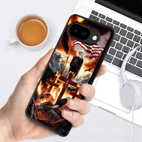 Vista 383 de Compatible con Google Pixel 4A 5G Mobile Case Creative Acrylic Panel trasero Silicona Protección Grip especialmente diseñado para Google Pixel 4A 5G