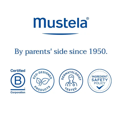 Vista 11 de Mustela Crema hidratante calmante para bebés, hidratante facial para pieles muy sensibles, con aguacate natural y bayas de Schizandra, sin