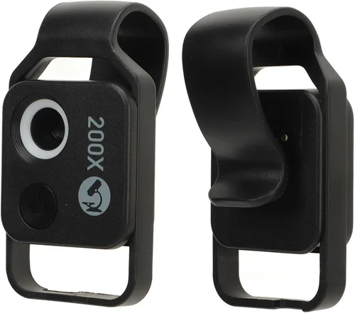 Vista 2 de 200X HD Teléfono Mini Microscopio de Bolsillo Portátil Digital Microscopio Cámara con Lente CPL para Enseñar Experimento Construido en Batería