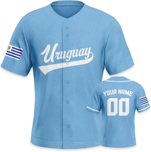 Vista 25 de Custom 2026 World Baseball Jersey Sports Shirt for Fans Men Youth Women Gifts Personalize Your Name Number S-6XL