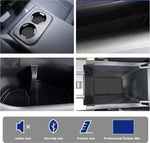 Vista 3 de YEE PIN Para Subaru Crosstrek STARLINK 2024 Tapete de consola Crosstrek Guantera Crosstrek 2024 Crosstrek Cup Mats 2024 STARLINK Inserts Liners