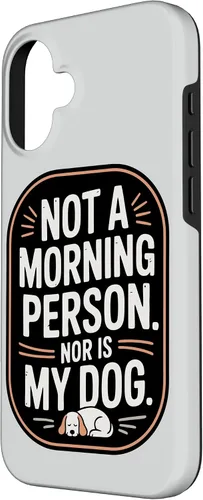 Vista 2 de Dog Owner Dog Parent Morning Case for iPhone 16
