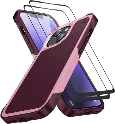 Vista 370 de Jeylly Funda para iPhone SE/Funda para iPhone 5S, Exterior de Plástico Duro que Absorbe Golpes + Interior de Silicona de Goma Defensor contra