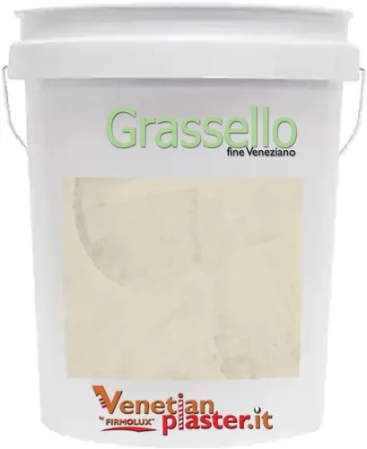 Vista 22 de Grassello Auténtico Yeso veneciano Yeso pulido brillante Hecho en Italia a partir de lima y mármol Colores claros (5) Color: BMAF310 Sutil