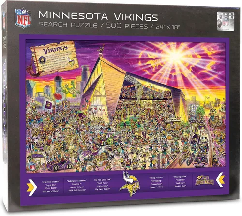 Vista 7 de YouTheFan NFL Joe Journeyman - Rompecabezas de equipo de 500 piezas de 18 x 24 pulgadas
