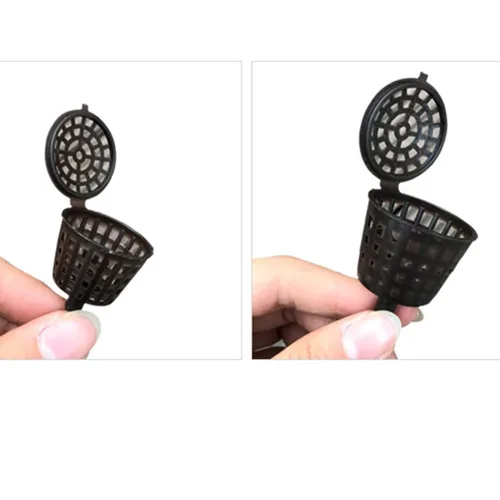 Vista 4 de Happyyami Caja de fertilizante para bonsái con tapa, contenedor de fertilizante para plantas de interior, soporte portátil para bonsái suculentas