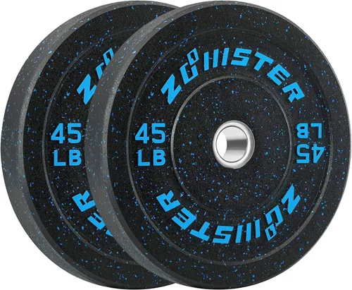 Vista 12 de Disco de Peso Bumper Disco Olímpico Hi-Temp Disco de Peso Bumper con Inserto de Acero Disco de Levantamiento de Pesas para Entrenamiento de Fuerza