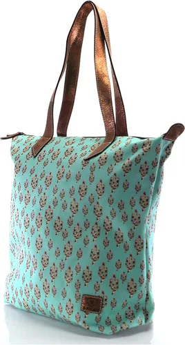 Vista 5 de ARIAT Cactus Cruiser Tote Turquesa