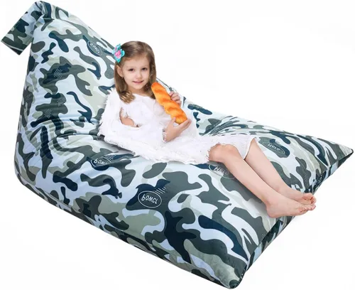 Vista 15 de Jorbest Puf de almacenamiento de animales de peluche para niños y adultos, puf de animales de peluche, asiento de lona de alta calidad, solo funda