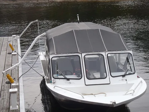 Vista 4 de Dock Edge + Wake Watcher - Brazos de amarre laterales, juego de 2, incluye cables y herrajes, para lanchas de hasta 3500 libras