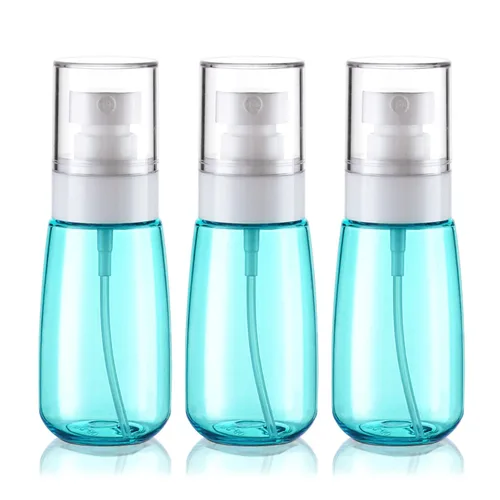 Vista 21 de Cosywell Botella de spray de viaje aprobada por la TSA de 2oz 60ml, paquete de 3, a prueba de fugas, nebulización fina, botella de spray de plástico