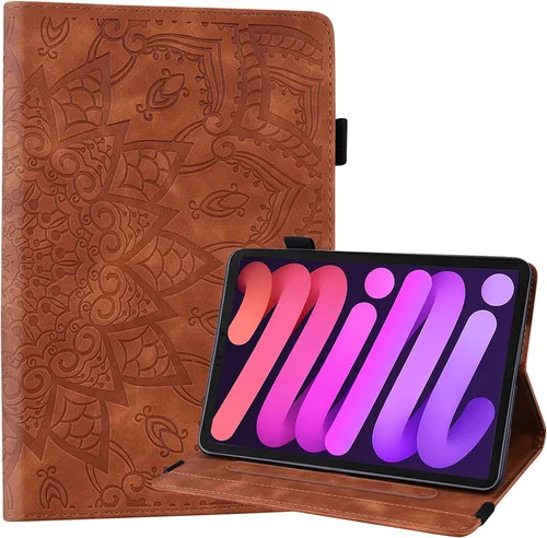Vista 18 de Dteck Funda delgada para Apple iPad mini de 8.3 pulgadas (A17 Pro), Mini (6ª generación) de 8.3 pulgadas con función de encendido automático