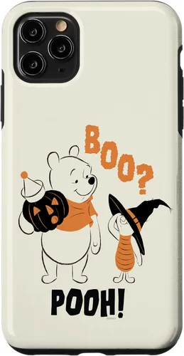 Vista 13 de iPhone 16 Disney Winnie the Pooh Boo Pooh Funda de Halloween