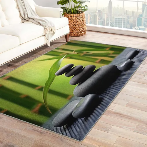 Vista 38 de Alfombra óptica visual de ilusión de vórtice 3D, alfombra de 2 x 3, alfombras lavables para entrada, sala de estar, dormitorio, alfombra de área