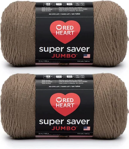 Vista 38 de Red Heart Super Saver Jumbo Ovillo de lana, Amatista