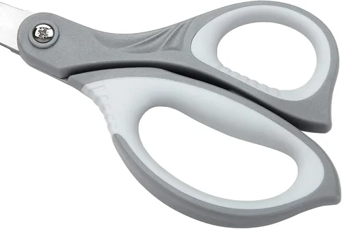 Vista 4 de LIVINGO Tijeras de 8.5 pulgadas para todo uso, paquete de 3 tijeras de hoja ultra afiladas, tijeras ergonómicas profesionales de agarre cómodo