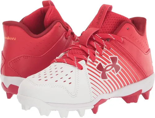 Vista 7 de Under Armour Zapato de béisbol unisex Leadoff Mid Junior de goma moldeada