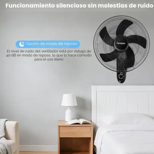Vista 6 de Fanspex Ventilador montado en la pared de 18" para el invernadero