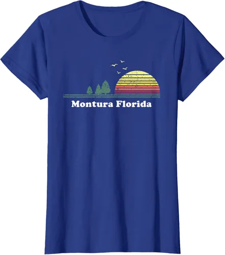 Vista 8 de Vintage Montura, Florida Sunset - Camiseta con impresión de recuerdo
