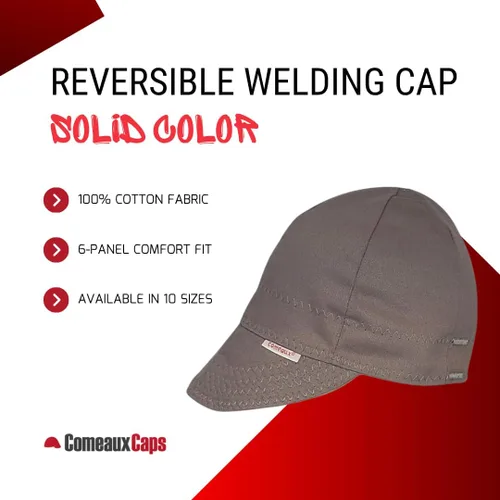 Vista 2 de Comeaux Caps Tapa de soldadura reversible Tamaño naranja sólido