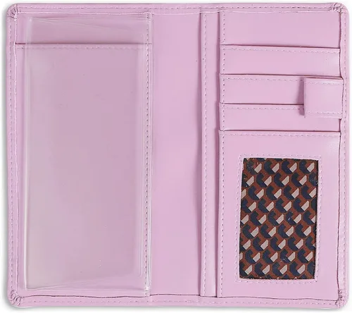 Vista 27 de Sanlykate Funda de libro de cheques de cuero para hombres y mujeres, estuche de libro de cheques con bloqueo RFID con tarjetero y divisor gratuito