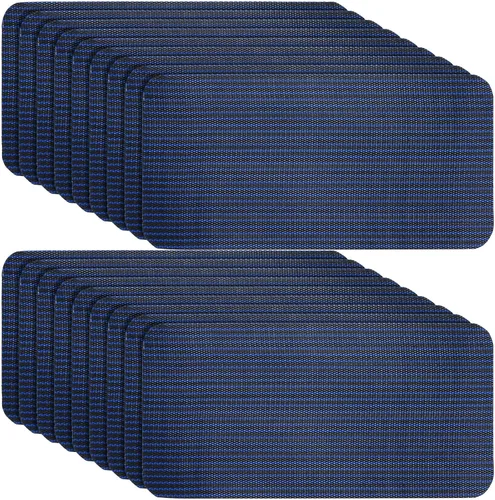 Vista 8 de Treela Kit de reparación de 6 piezas de cubierta de seguridad para piscina, kit de reparación de parche azul para piscina, malla autoadhesiva
