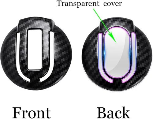 Vista 3 de ontto Funda de llavero de ABS para BMW Mini Cooper F54 F55 F56 F57 F60 llave de coche inteligente Rermote bolsa protectora de llaves antiarañazos