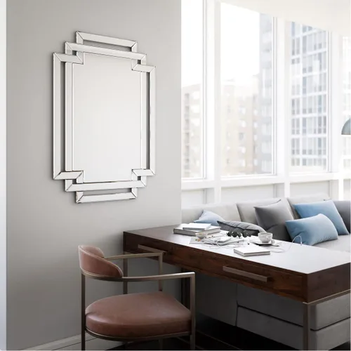 Vista 2 de Kenroy Home 60422 Linas - Espejo decorativo de pared, 31.5 x 44 x 1 pulgada