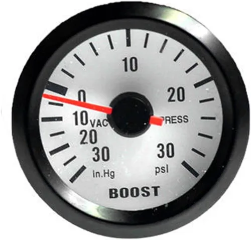 Vista 5 de ESUPPORT Coche 2 "2.047 in Turbo Boost Gauge Meter Psi Puntero Azul Luz LED