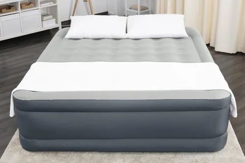 Vista 13 de SLEEPLUX Colchón de aire inflable duradero con bomba incorporada, almohada y cargador USB