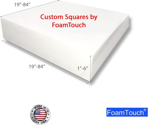 Vista 2 de foamtouch Espuma de la tapicería Cojín fabricado en EE. UU.