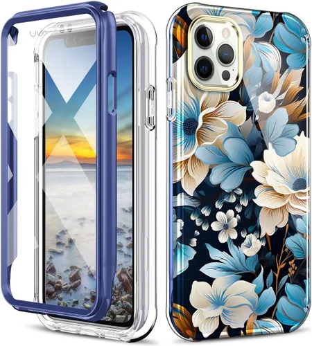Vista 47 de Bonita funda de mármol para iPhone 11 Pro Max de 6.5 pulgadas, fabricada con protector de pantalla, ligera y elegante, cuerpo completo, a prueba