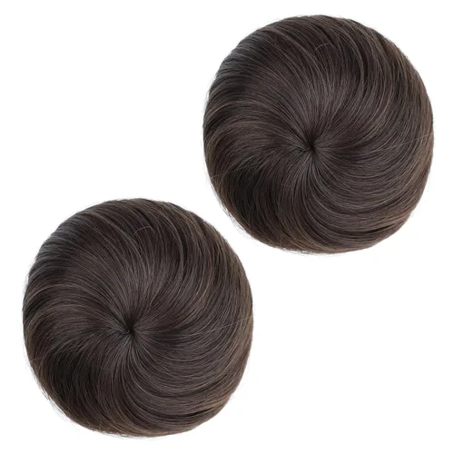 Vista 27 de 2 extensiones de moño de cabello, accesorio de peluca, extensiones de cabello rizado y ondulado, extensiones de cabello recogido, extensión de moño