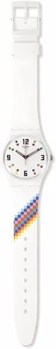 Vista 2 de Swatch Merry-Go-Round Squares Women's Watch, Strap