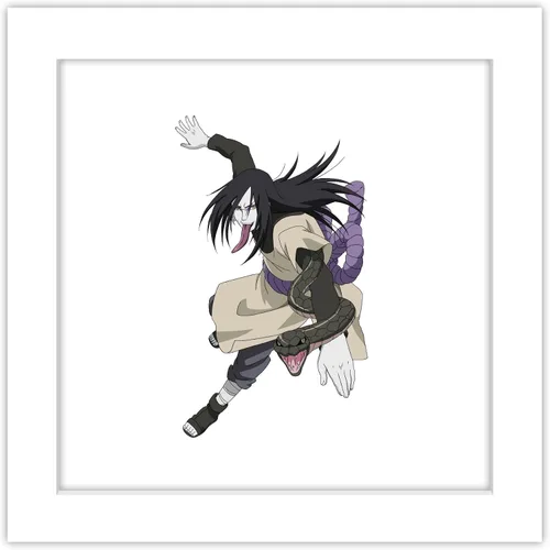 Vista 11 de Trends International Gallery Pops Naruto Shippuden - Orochimaru - Arte de pared, versión enmarcada negra, 12 x 12 pulgadas