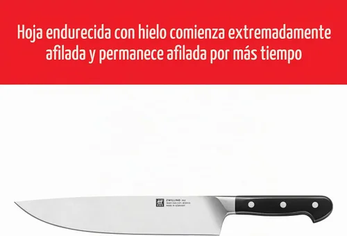 Vista 8 de ZWILLING Pro Cuchillo de chef de 10 pulgadas 2-Acero inoxidable
