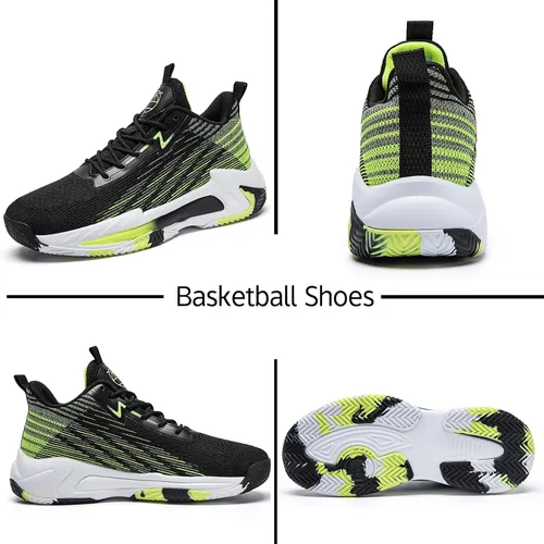 Vista 3 de Beita - Tenis de baloncesto para hombre, transpirables, antideslizantes.