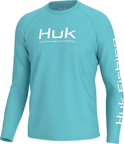 Vista 12 de HUK Camiseta de pesca de manga larga ventilada Pursuit para hombre (+30 UPF)