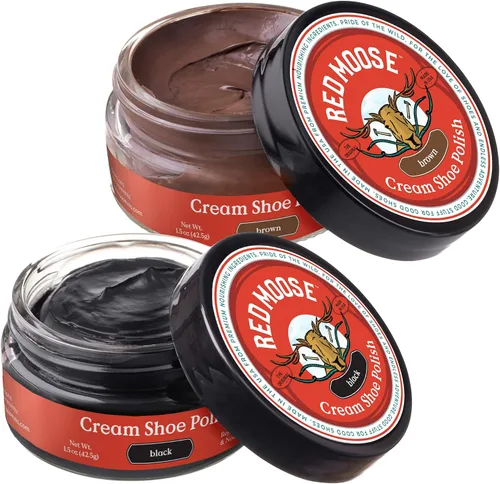 Vista 13 de RED MOOSE Crema para botas y zapatos - Kit de pulido para zapatos de cuero - Haz que tus zapatos brillen - Fabricado en los EE.UU