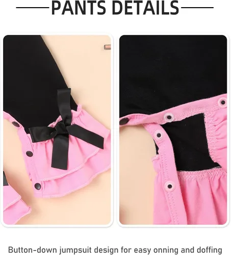 Vista 5 de TUEMOS Body de Halloween para bebé niña con diadema, primer conjunto de ropa de Halloween