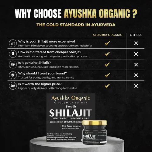 Vista 3 de Resina Shilajit del Himalaya (20 gm) de potencia máxima, Shilajit puro probado en laboratorio para hombres y mujeres, más de 85 minerales traza