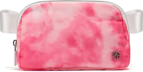 Vista 16 de Bolsa de Cinturón Pander para Mujeres, Riñoneras de Moda, Bolsas Cruzadas, Bolsa de Cinturón con Correa Ajustable, Negro, Talla única, Sólido