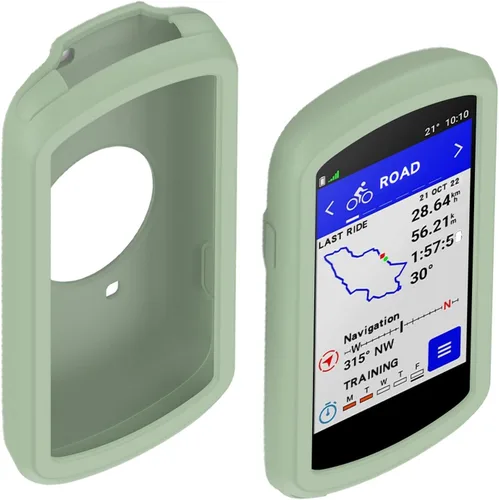 Vista 13 de Funda de silicona compatible con Garmin Edge 1040/1040 Solar GPS Funda de protección completa para bordes a prueba de golpes, antiarañazos, funda